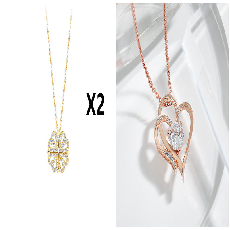 HeartClover 4-in-1 Detachable Necklace