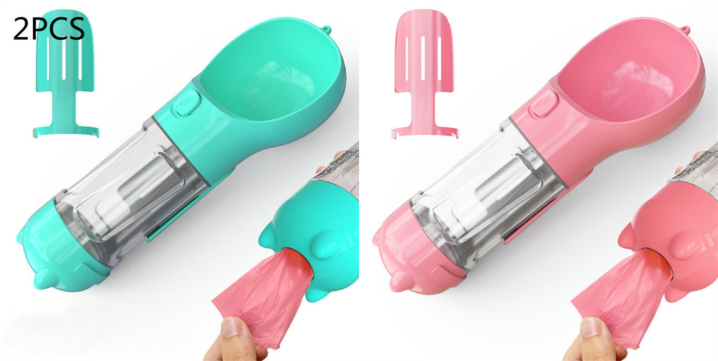 Portable 3-in-1 Pet water Bottle