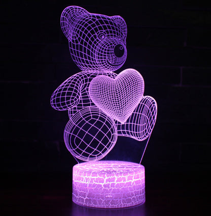 GlowVista 3D LED Night Light