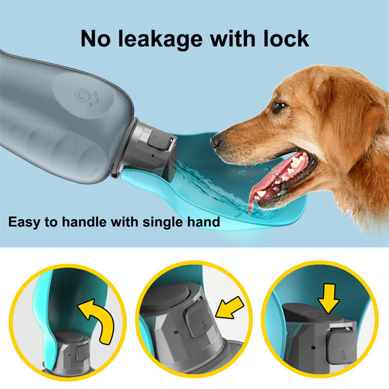 The Ultimate 800ML Portable Dog Water Bottle