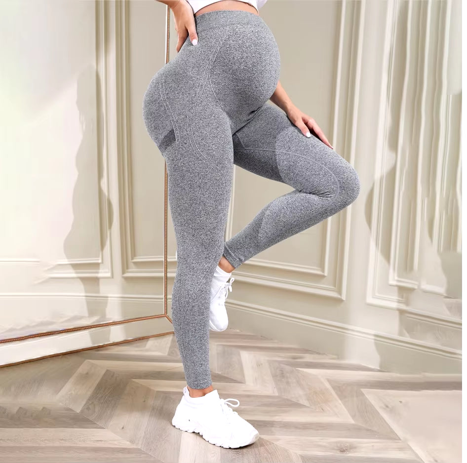 Women'S Maternity Leggings over the Belly Full Length Pregnancy Yoga Pants Active Wear Workout Leggings