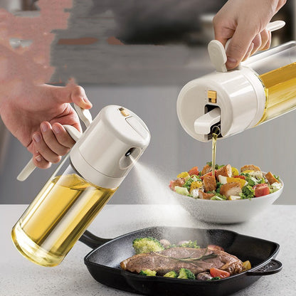 Ergonomic 2-in-1 Cooking Oil Sprayer Bottle