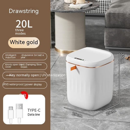 SmartSense Touch-Free Trash Can – Hygienic, Odor-Free, & Hassle-Free Waste Disposal