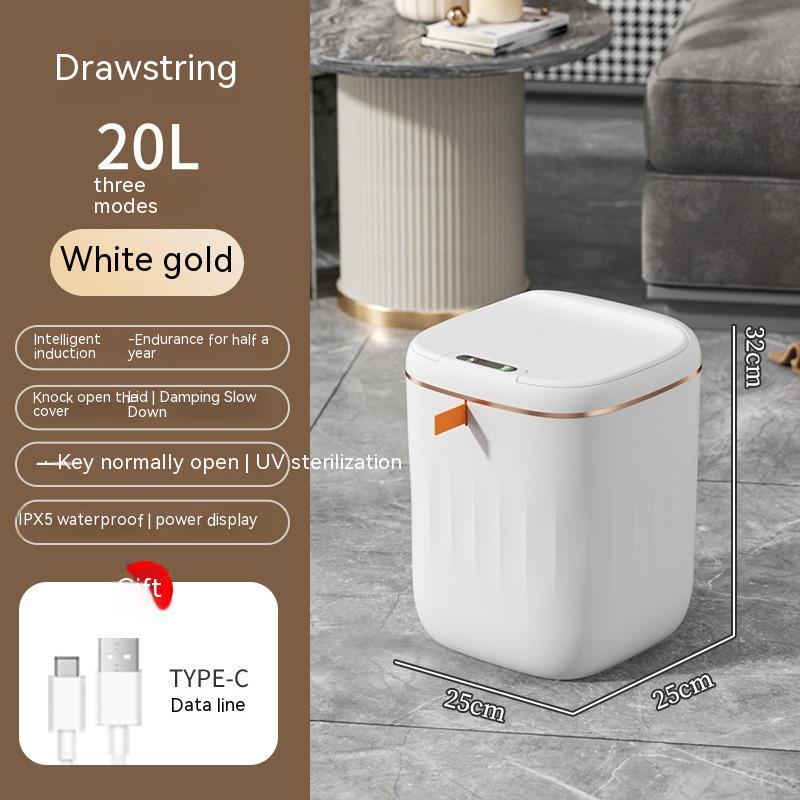 SmartSense Touch-Free Trash Can – Hygienic, Odor-Free, & Hassle-Free Waste Disposal
