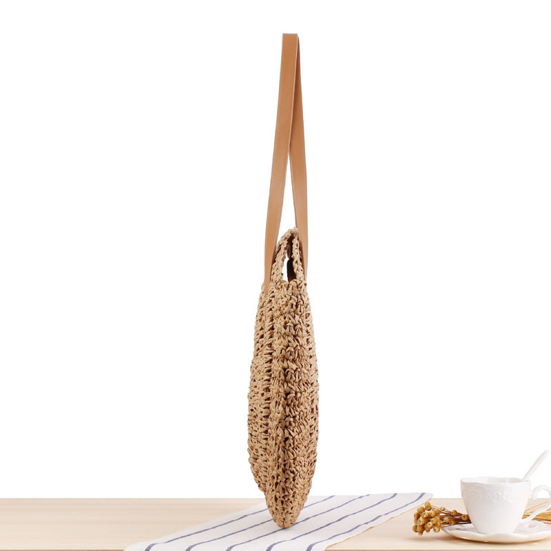 Chic Straw Beach Bag