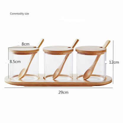Elegant Glass Spice & Seasoning Storage Jar – Keep Your Kitchen Fresh & Organized!