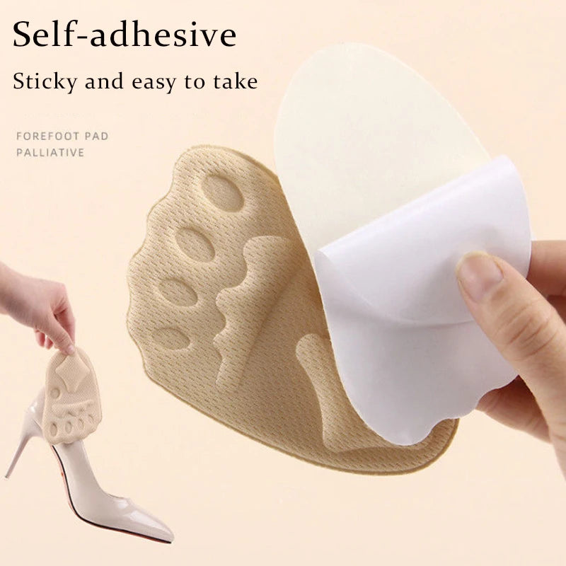 Women High Heel Forefoot Pad for Shoes Insert Half Insoles Plantar Fasciitis Pain Relief Comfortable Foot Care Massaging Toe Pad