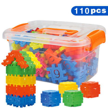 110-Piece Educational Building Blocks Set