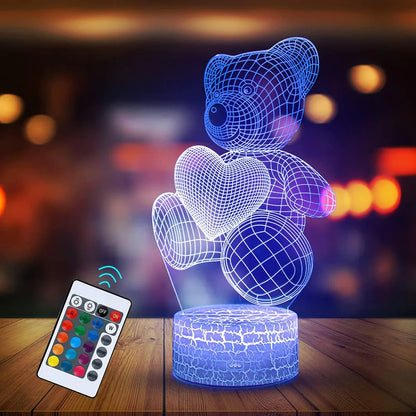 GlowVista 3D LED Night Light