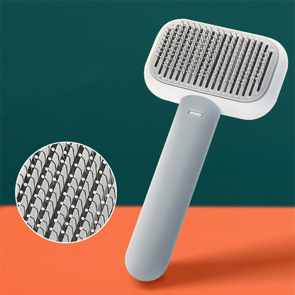 Pet Hair Brush & Massage Comb – The Ultimate Grooming Tool for Cats & Dogs