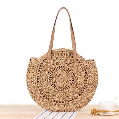 Chic Straw Beach Bag