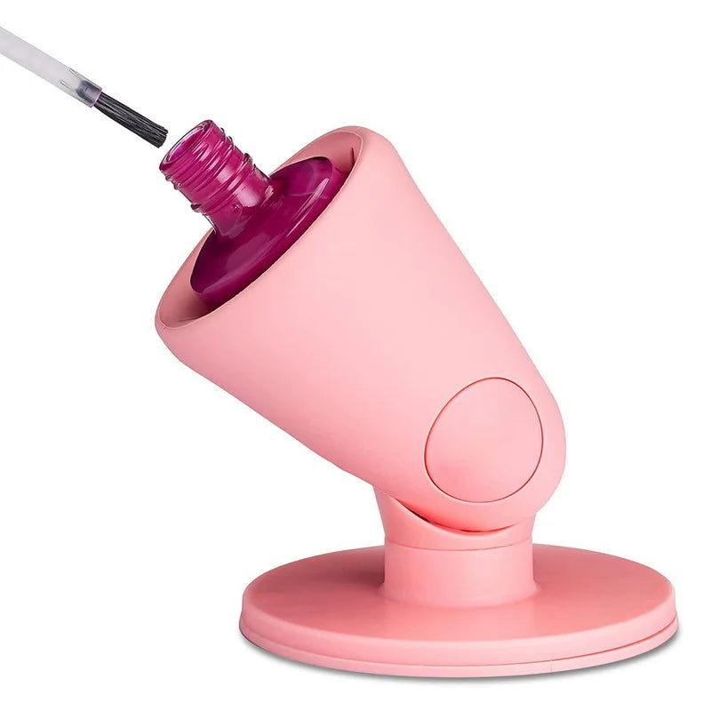 💅 SteadyGlow™ Silicone Nail Polish Holder – Anti-Spill Manicure Stand for Effortless Nail Art