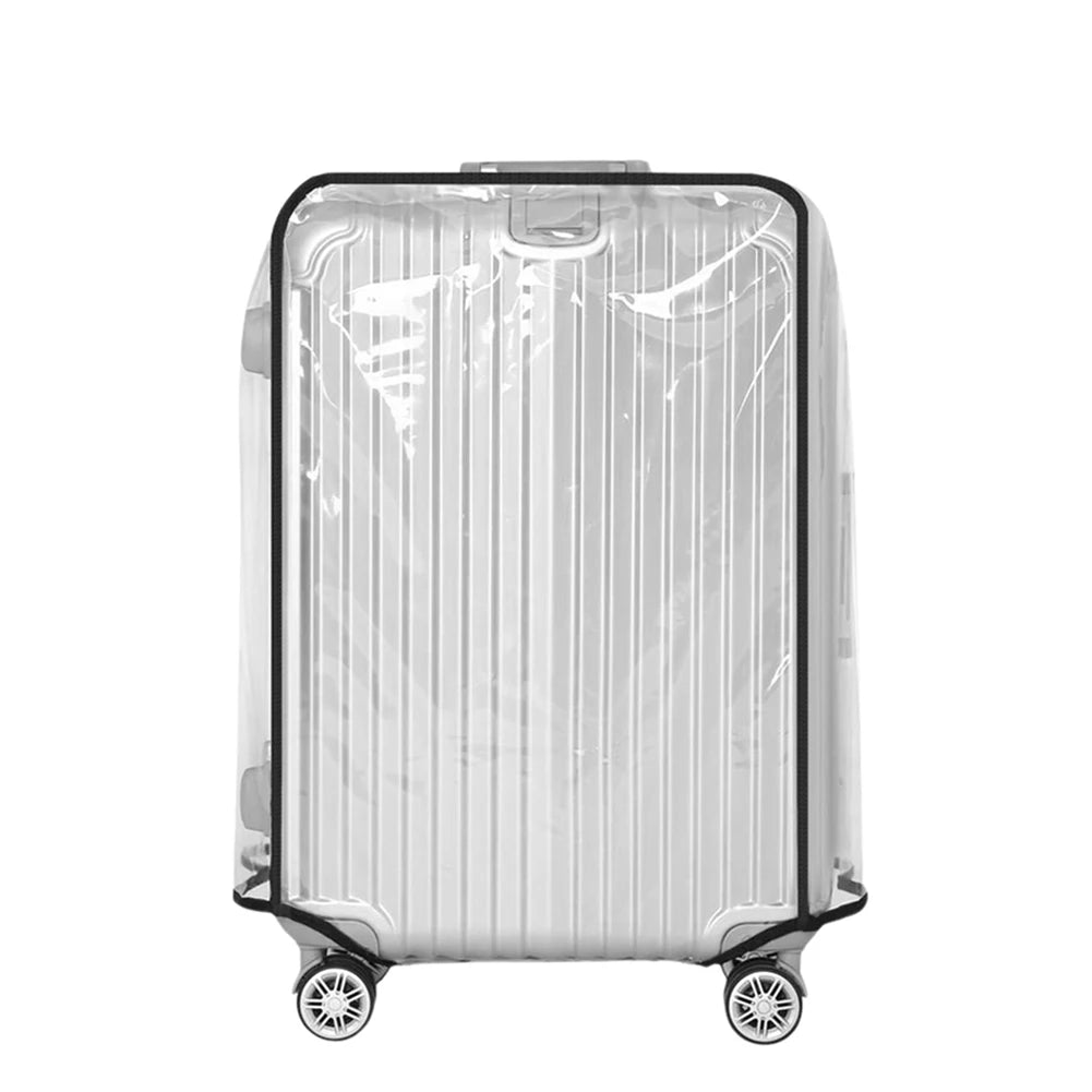 18-30Inch Clear Suitcase Cover Protector PVC Suitcase Cover Protectors Scratch-Resistant Trolley Case Cover for Wheeled Suitcase