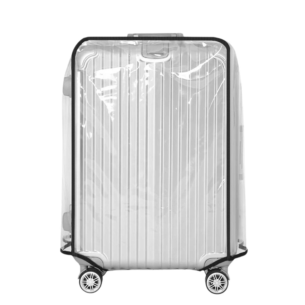 18-30Inch Clear Suitcase Cover Protector PVC Suitcase Cover Protectors Scratch-Resistant Trolley Case Cover for Wheeled Suitcase