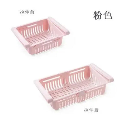 🧊 Maximize Your Kitchen Space – Multi-Functional Refrigerator Storage Basket