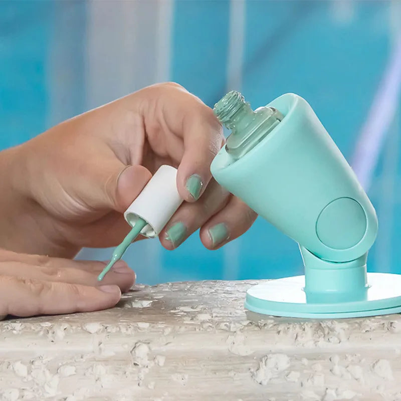 💅 SteadyGlow™ Silicone Nail Polish Holder – Anti-Spill Manicure Stand for Effortless Nail Art