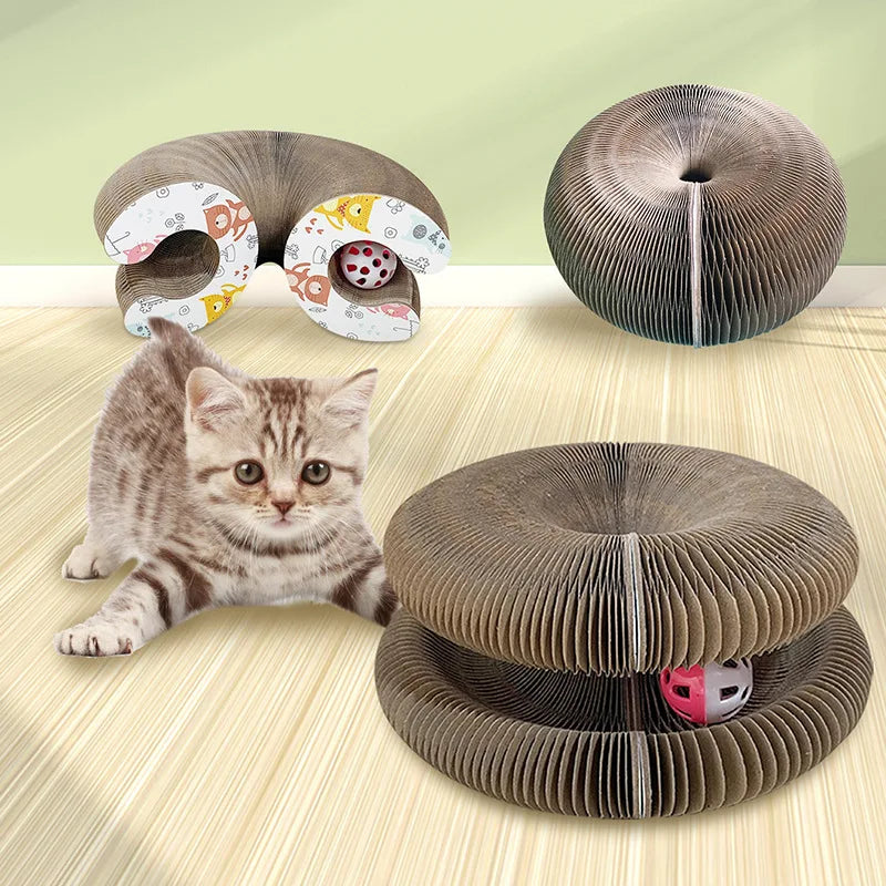 🧠 Shape, Scratch & Play – The Ultimate Cat Enrichment Toy 