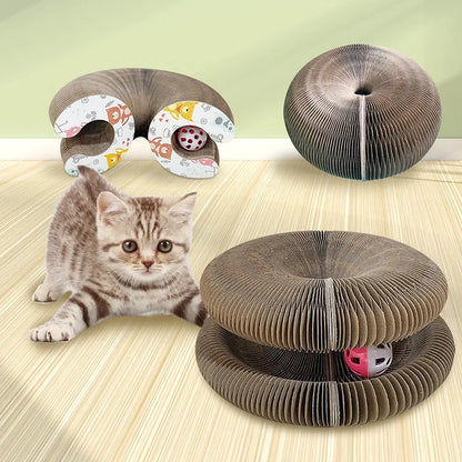 🧠 Shape, Scratch & Play – The Ultimate Cat Enrichment Toy 