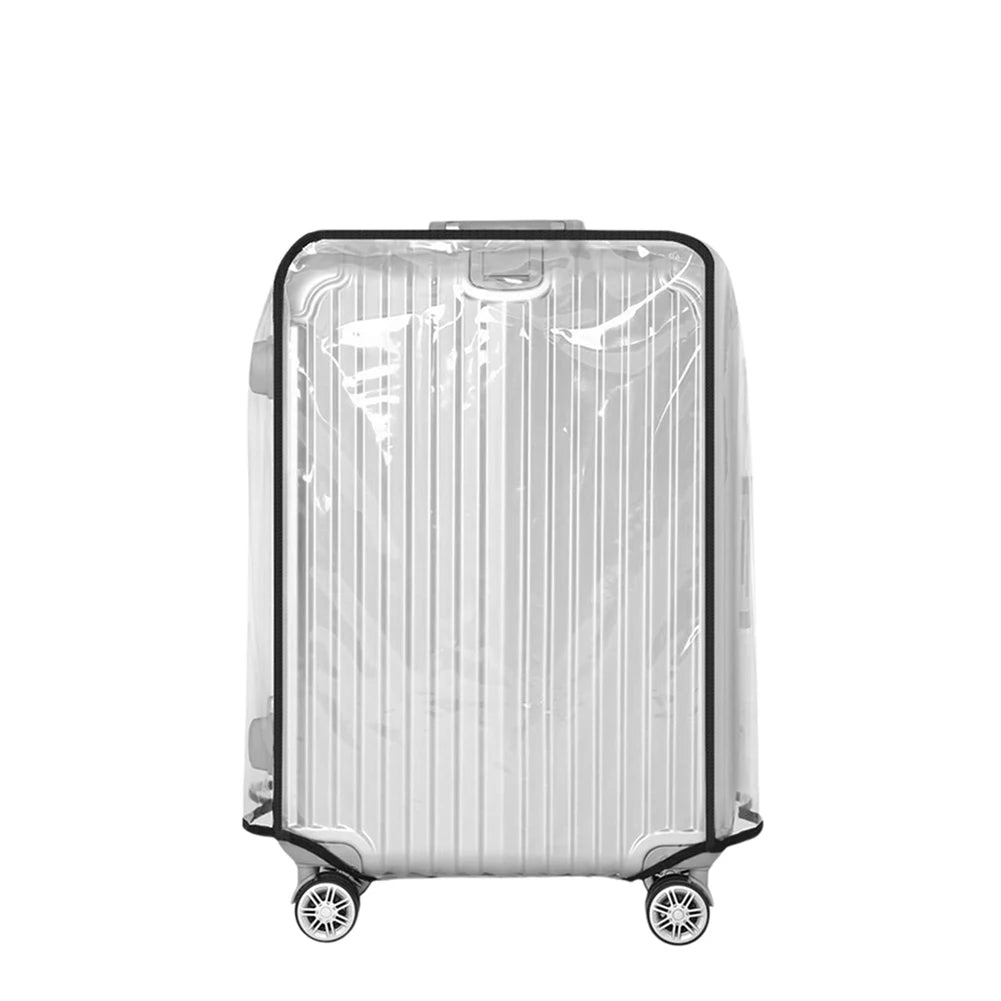 18-30Inch Clear Suitcase Cover Protector PVC Suitcase Cover Protectors Scratch-Resistant Trolley Case Cover for Wheeled Suitcase