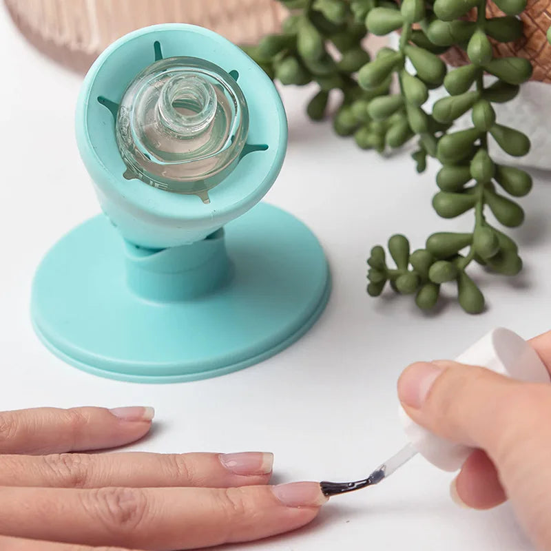 💅 SteadyGlow™ Silicone Nail Polish Holder – Anti-Spill Manicure Stand for Effortless Nail Art