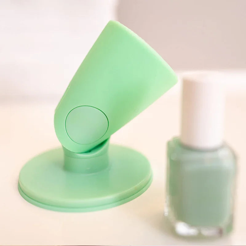 💅 SteadyGlow™ Silicone Nail Polish Holder – Anti-Spill Manicure Stand for Effortless Nail Art
