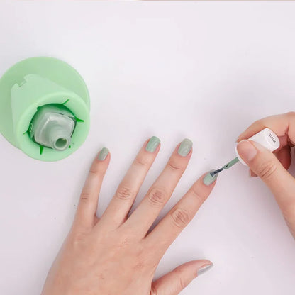 💅 SteadyGlow™ Silicone Nail Polish Holder – Anti-Spill Manicure Stand for Effortless Nail Art