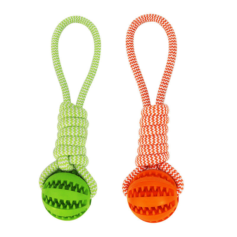 TugNChew Interactive Rope Ball – The Ultimate 2-in-1 Dog Toy