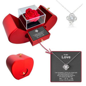 Eternal Rose Necklace Gift