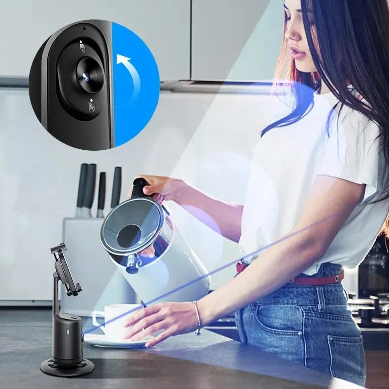 Effortless Content Creation–AI Smart 360° Auto Face Tracking Gimbal