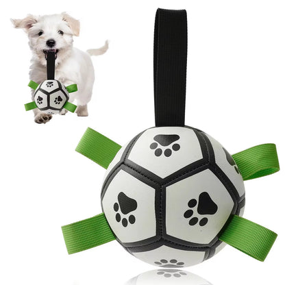 Dog Toy Football Interactive Pull Dog Toy Ball Bite-Resistant Dog Training Special Ball