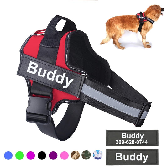 Personalized Breathable Dog Harness Vest