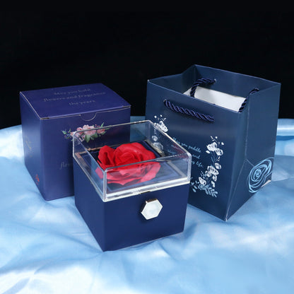 Rotating Rose Gift Box