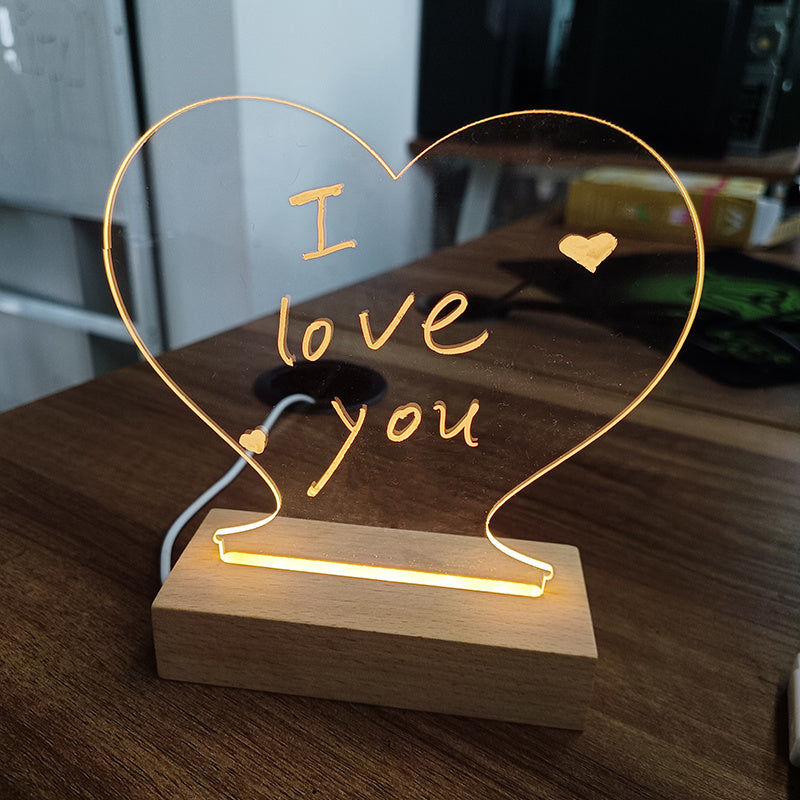 GlowScribe LED Message Board Lamp