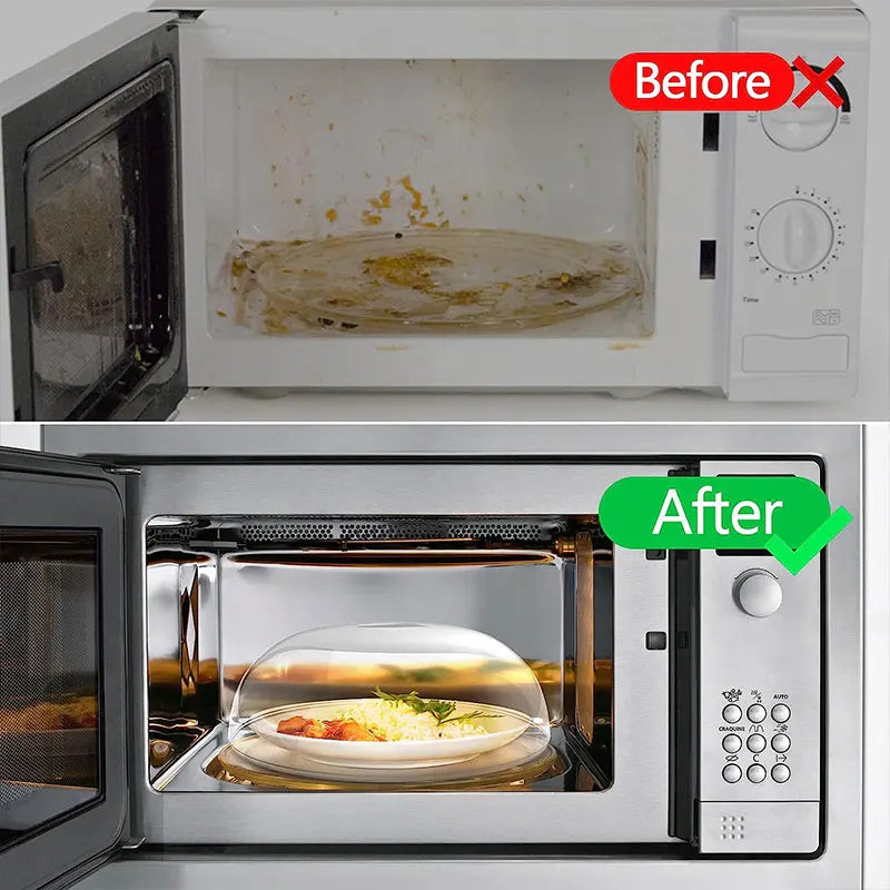 🔥 CleanWave™ Microwave Splatter Cover – Keep Your Microwave Spotless!