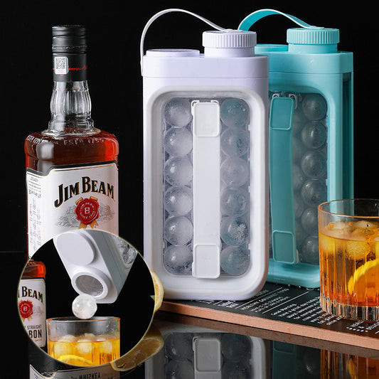 Chill & Sip: 2-in-1 Ice Ball Maker & Water Kettle
