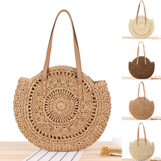 Chic Straw Beach Bag