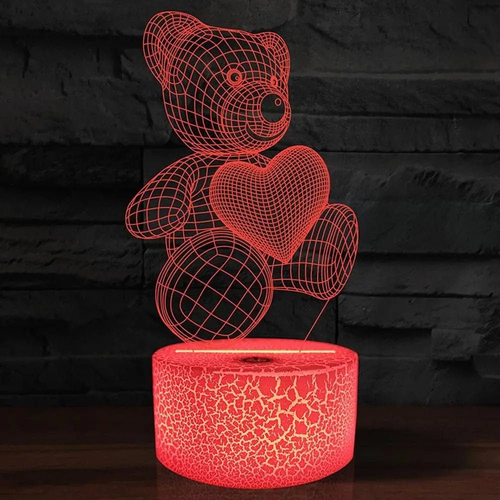 GlowVista 3D LED Night Light