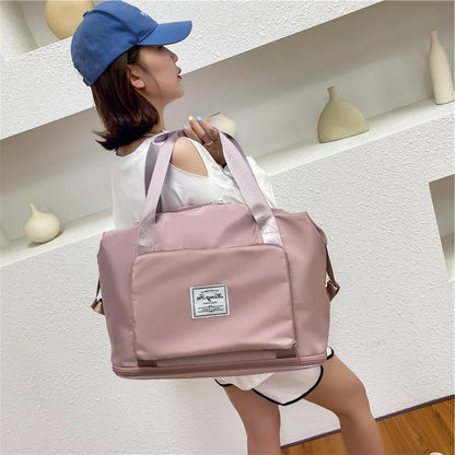 ️ The Ultimate Foldable, Waterproof Gym, Travel & Shopping Bag—Your All-in-One Carryall!
