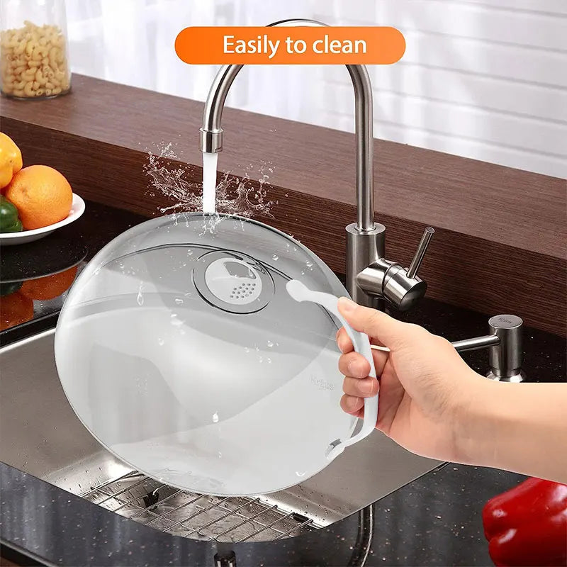 🔥 CleanWave™ Microwave Splatter Cover – Keep Your Microwave Spotless!