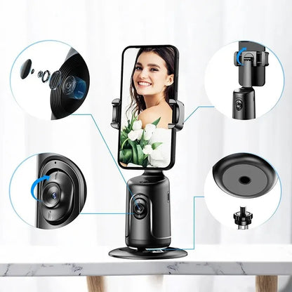 Effortless Content Creation–AI Smart 360° Auto Face Tracking Gimbal