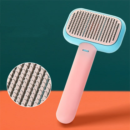 Pet Hair Brush & Massage Comb – The Ultimate Grooming Tool for Cats & Dogs