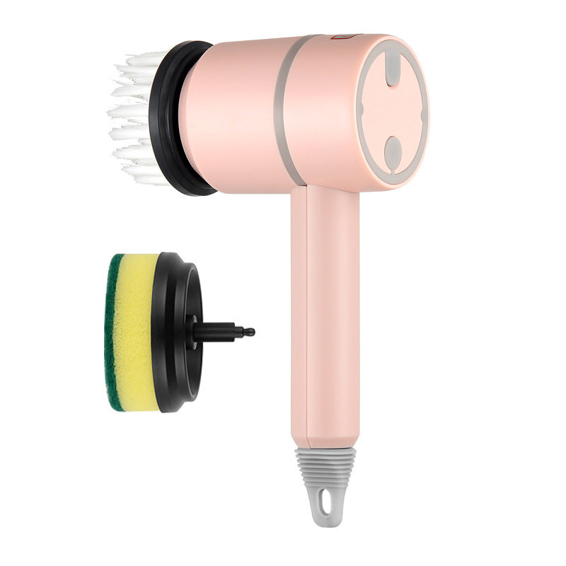 Effortless Electric Cleaning Brush—Powerful, Wireless & USB Rechargeable Scrubber for Dishes & More! ✨