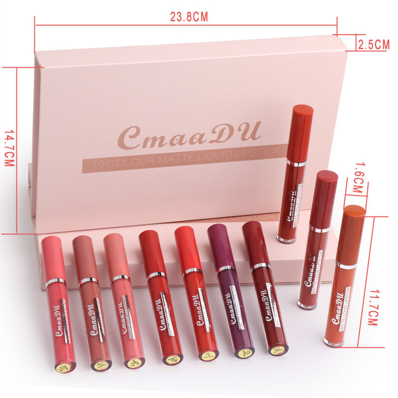 MatteLuxe Waterproof Lipstick Set