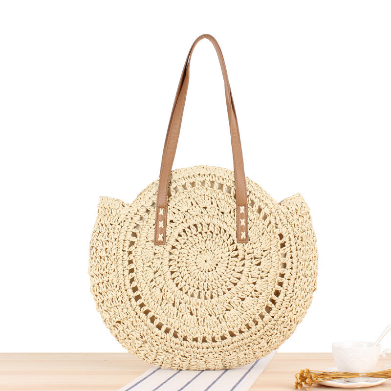 Chic Straw Beach Bag