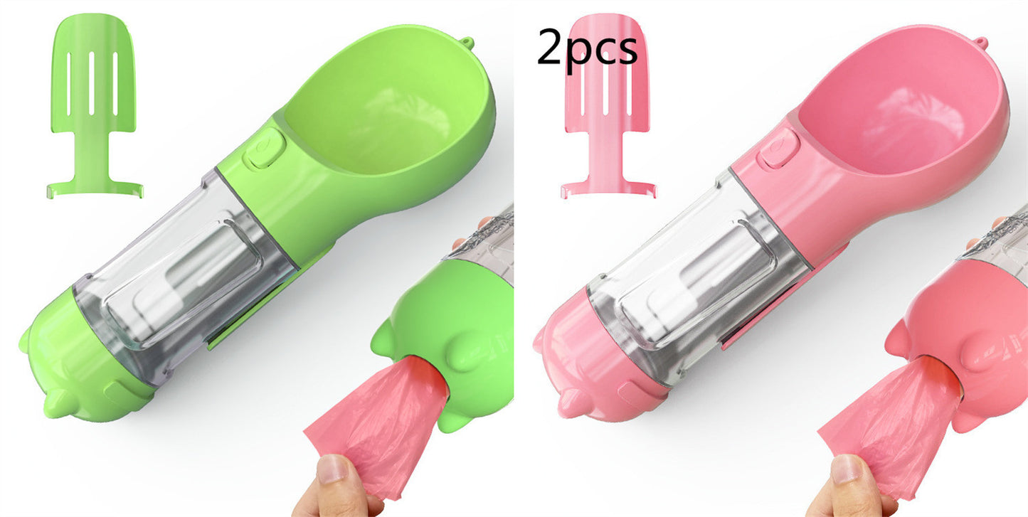 Portable 3-in-1 Pet water Bottle