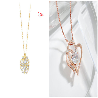 HeartClover 4-in-1 Detachable Necklace