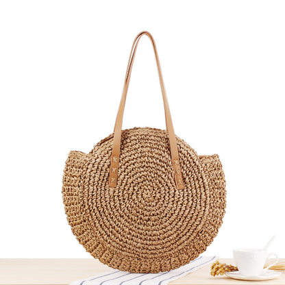 Chic Straw Beach Bag