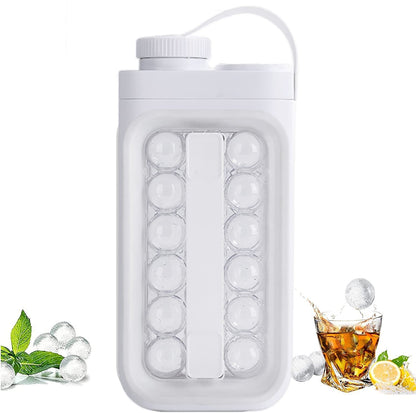 Chill & Sip: 2-in-1 Ice Ball Maker & Water Kettle