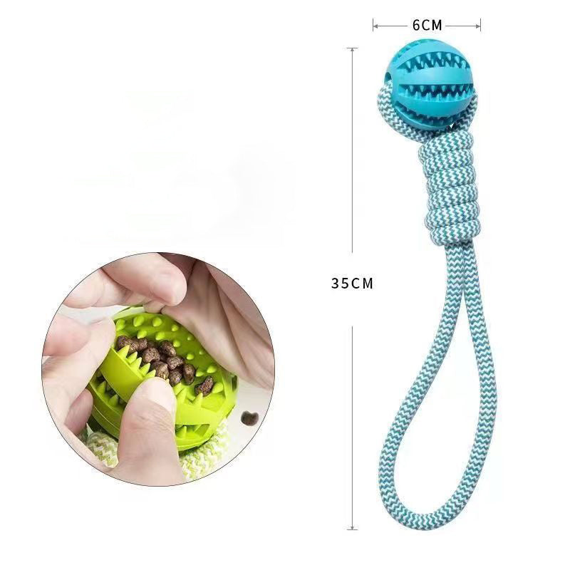 TugNChew Interactive Rope Ball – The Ultimate 2-in-1 Dog Toy