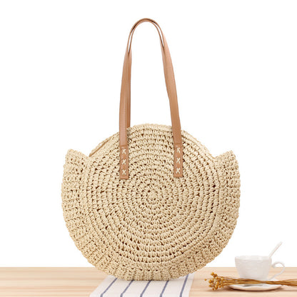 Chic Straw Beach Bag